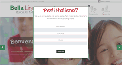 Desktop Screenshot of italianforkids.com.au